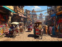 🇮🇳🛺 OLD DELHI INDIA, Cycle Rickshaw Ride Through DELHI’S OLDEST BAZAAR! 🛺 CHANDNI CHOWK Madness! 4K