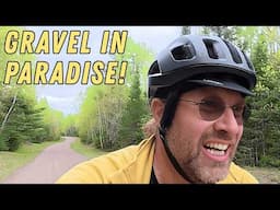Northwoods Wisconsin Cycling Adventure! 65 miles of Gravel, Mud, Dirt and Rocks on THIN SLICK TIRES