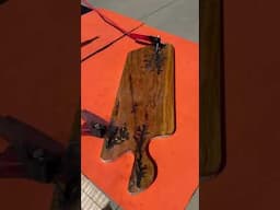 Fractal burning cherry wood!