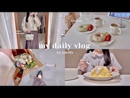 よく食べて､働いて､遊ぶ社会人の日常vlog｜簡単で美味しい自炊記録🍳 新しい洋服でお出かけ👫