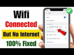 Wifi Connect Hone Par Bhi Net Nahi Chal Raha Hai | Wi-Fi Connect But Internet Not Working