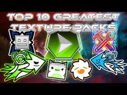 TOP 10 BEST TEXTURE PACKS OF ALL TIME | Geometry Dash