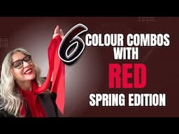 How to Create Trendy Spring Statement Colour Combos with Red Colour for Confident Women