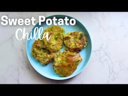 Sweet Potato Chilla For Babies and Toddlers | Sweet Potato Chilla | White Pot