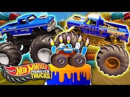 Hot Wheels Monster Trucks | Bigfoot's BIG Birthday Bash!
