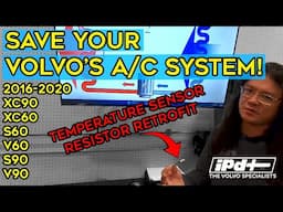 Volvo A/C Evaporator Temp Sensor Resistor Retrofit for 2016-2020 XC90 XC60 S60 V60 S90 V90 models