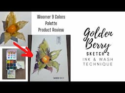 Woomer 9 Colors Palette Review | Golden Berry | Sketch 3 | 2025 Ep9