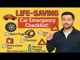 LIFE-SAVING Car Emergency Checklist! 🚗 Must-Have Items & Tips to Stay Safe