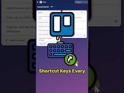 Trello Shortcuts You NEED to Know! #shorts