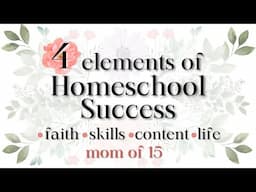 How to Structure Real Learning in Homeschooling II A 4 Part Framework for Purposeful Education
