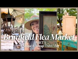 Brimfield Antiquing Is NEXT LEVEL!! Amazing Vintage Finds + Boston!!