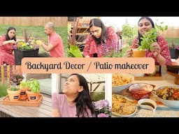 Decorated My Backyard I Patio Makeover | Party Menu + New Patio Furniture