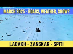 March 2025 - Leh Ladakh, Spiti & Zanskar Trip - Latest Updates, Road Status, Weather, Bike Ride