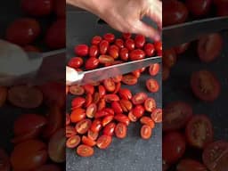 Tomato vegetable cutting skills #short