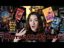 underrated thriller book recommendations 2025 | thriller books NO ONE is talking about