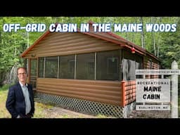 Escape to This Off-Grid Cabin | Maine Real Estate