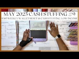 $385 CASH STUFFING | MAY 2025 | WEEKLY WALLET RESET | LOW-INCOME | SINGLE MOM BUDGET | #LOWINCOME