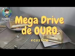 MEGADRIVE FEITO OURO DE VERDADE!!!!