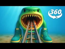 Tralalero Tralala: The Ultimate 360° Rollercoaster Ride! Italian Brainrot Thrills