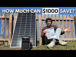 $1,000 Solar Generator vs My Electric Bill