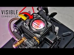 See How a Small 4-Stroke Engine With a TRANSPARENT HEAD Works