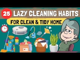 25 Lazy Cleaning Habits Seniors Can Adopt for a Clean and Tidy Home (No Effort Hacks)