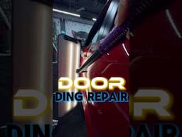 How to fix door dings | Pdr school #autobodyrepair #paintlessdentrepair #cardentrepair #pdr