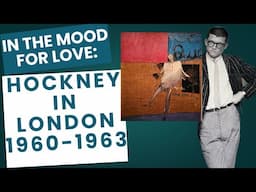 What Kind of Work was David Hockney Producing at Art School?