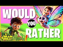 Spring Brain Break ⚡️ Would You Rather ⚡️ Freeze Dance for Kids ⚡️ Just Dance ⚡️ Coach W