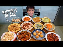 Hago 12 raciones de bar español clásicas