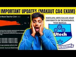 MAKAUT CA4 is MANDATORY‼️😭#makaut #ca4