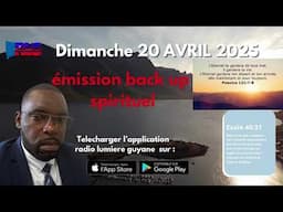 DIMANCHE 20 AVRIL  2025 PRIERE DE GUÉRISON  ET DELIVRANCE  AU NOM DE JESUS