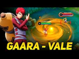 VALE - GAARA | NARUTO NEW SKIN GAMEPLAY | UPCOMING NEW SKINS | MLBB | JASLEEN