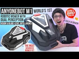 No Wires, No Mapping, No Limits! Worlds's 1st Fully AI-Driven Lawn Mower: Anyonebot M1 Review & Test