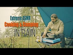 Extreme ASMR | Cooking & Camping in Rain | Magical Nature Sounds #abhinavshukla #outdoor #adventure