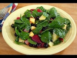 Fresh and Sweet Spinach Salad