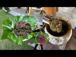 बिच्छू 🦂 बुट्टी जंगली पत्तो से बना पहाड़ी मटन | FOREST KING RESORT की अनोखी रेसिपी | dehradun food