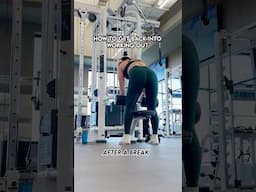 ❎WHERE TO START | Working Out After a Break💪🏼 #workouttips #workoutguide #healthandwellness