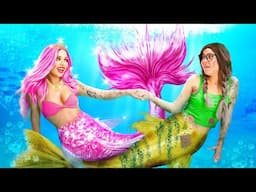 NERD vs. POPULAR MERMAID Mermaid Helps Me Find a Boyfriend