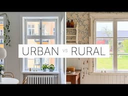 SIMPLE LIVING I CITY Apartment vs. COUNTRYSIDE House I Sweden