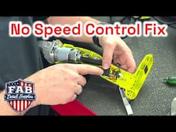 Ryobi Polisher Lost all Speed Control and This $30 Part Fixed It.