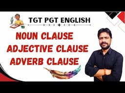 🟥Clauses Marathon - TGT PGT English special | 22 May 2025 | 9pm