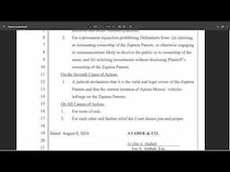 Most of Aptera's motions are granted in the Zaptera lawsuit