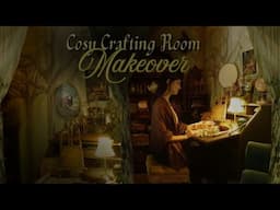 My DREAM Craft room Makeover 🧚🏻‍♂️ Witchy Cottage Vibes ✨️