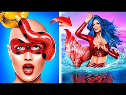 How to become Ladybug in Real Life! From Nerd to Mermaid!