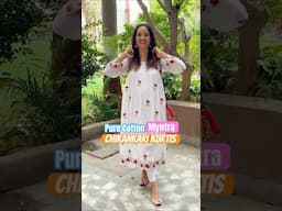 Myntra Pure Cotton Chikankari Kurtis Haul #chikankari #fashion #rakshabandhan  #myntracoupancode