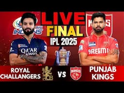 LIVE IPL : PBKS vs RCB Final, Live Cricket Match Score & Commentary | Punjab vs Bengaluru Live