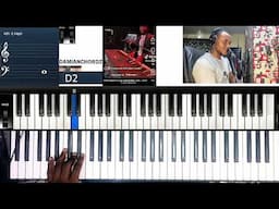 Crazy Left  hand Nuances on C# & G# 🔥 to a minor chord  | gospel piano breakdown |@cozynatetmc ​⁠