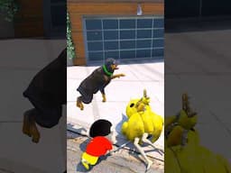 Shinchan found the monster duck - GTA 5 #shorts #gta5 #gaming #viral