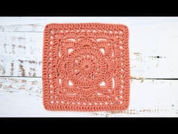 How to Crochet a BIG Willow Granny Square